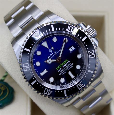 rolex deepsea blue new|Rolex deepsea blue price.